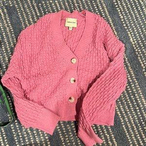 bbg pink sweater
